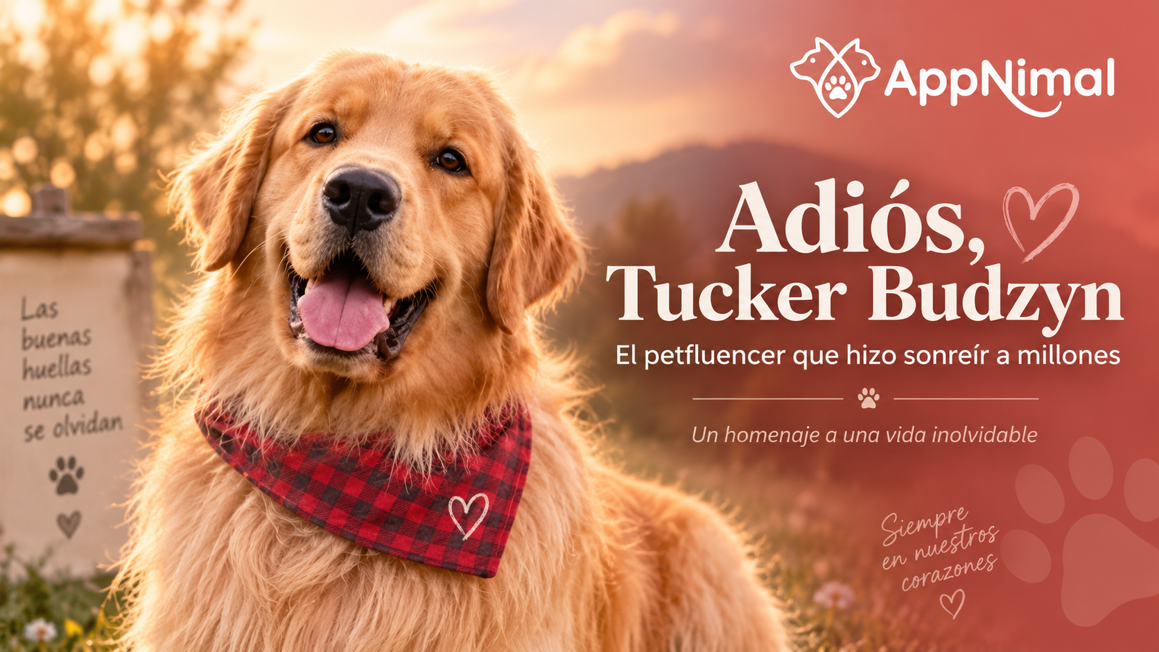 Adiós, Tucker Budzyn: el golden retriever que hizo sonreír a millones