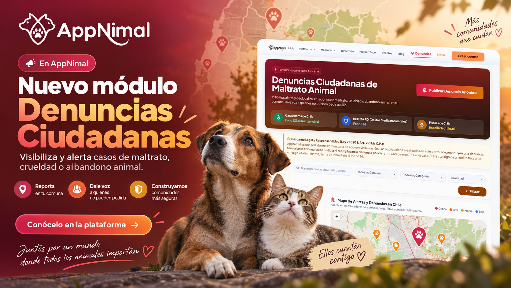 Denuncias Ciudadanas en AppNimal: una nueva herramienta para visibilizar el maltrato animal